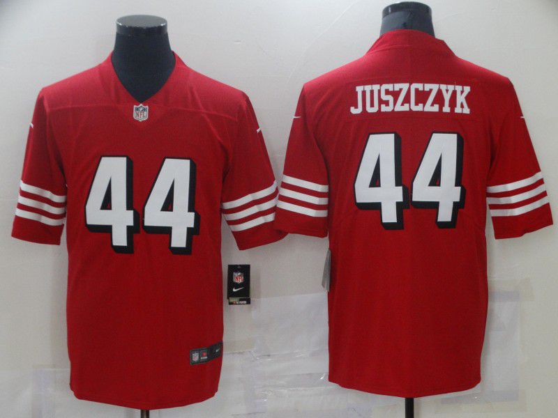 Men San Francisco 49ers #44 Juszczyk Red Nike Vapor Untouchable Limited 2021 NFL Jersey->san francisco 49ers->NFL Jersey